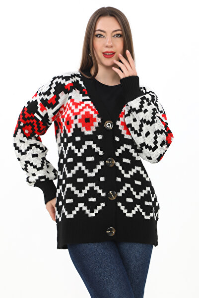 dignus Knitted Detailed Button Cardigan