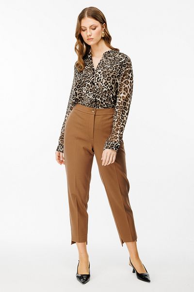 Ekol Lycra Large Size Trousers with Elastic Waist