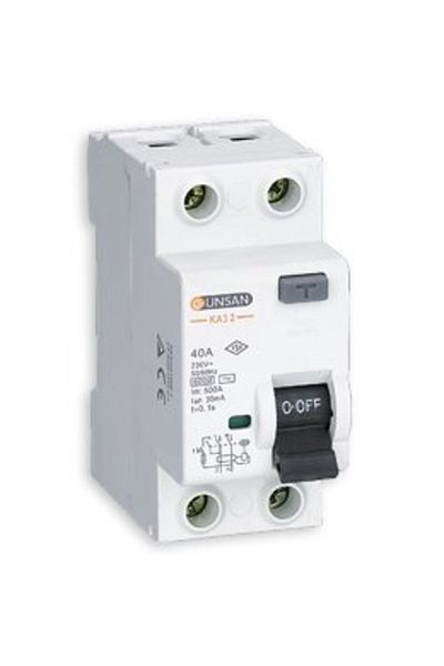 Günsan Valta 25a 300ma 2p 6ka مرحل التيار المتبقي