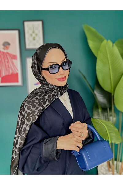 Oxygen Scarfs C Desen İpek Kaşmir Çift Taraflı Şal