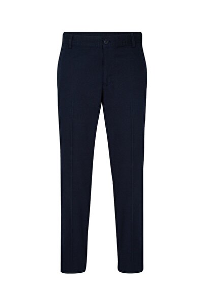 SÜVARİ Süvari Rahat Kalıp Battal Beden Lacivert Erkek Pantolon