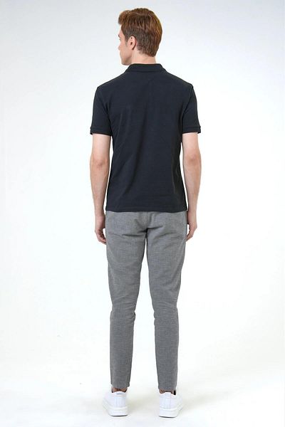 SÜVARİ Slim Fit Cavalry Cotton Μαύρο T-Shirt - Αντι-ιδρώτα