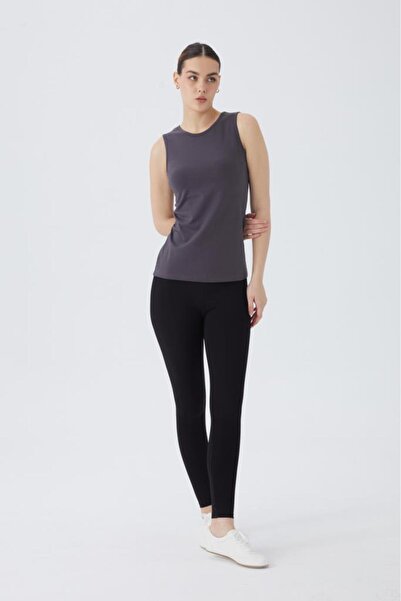 Almila Αμάνικο γυναικείο μπλουζάκι από βαμβακερό λαιμόκοψη 2048