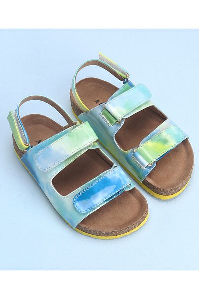 Pine kids Sandals with Velcro Closure - Blue
