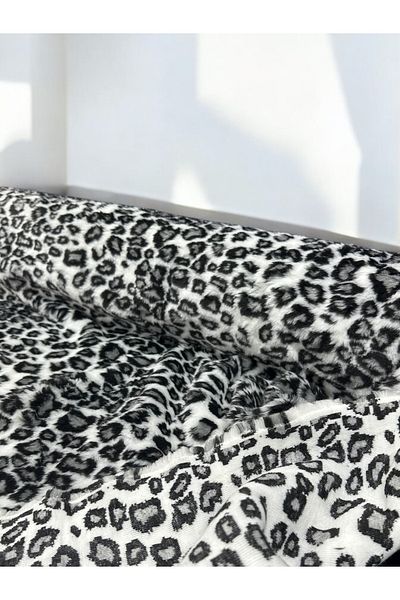 PLUSH STUDIO 100x150 εκ. Διακοσμητικό βελούδινο ύφασμα με σχέδιο λεοπάρ