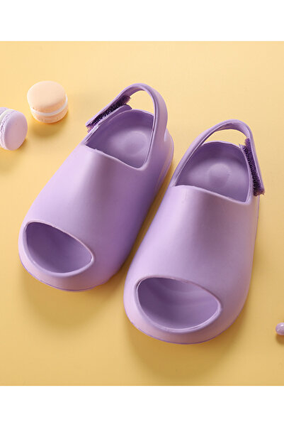 SAPS Classic Back Strap Sandals - Purple