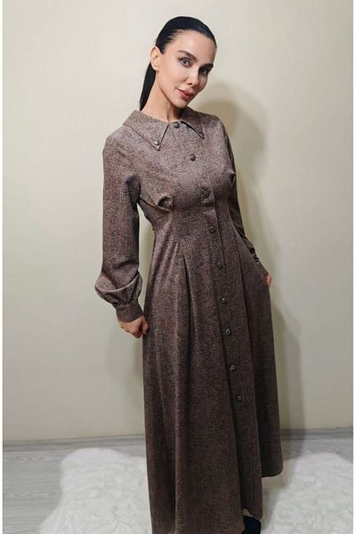 Butik Γυναικείο φόρεμα Merrline Colorful Suede
