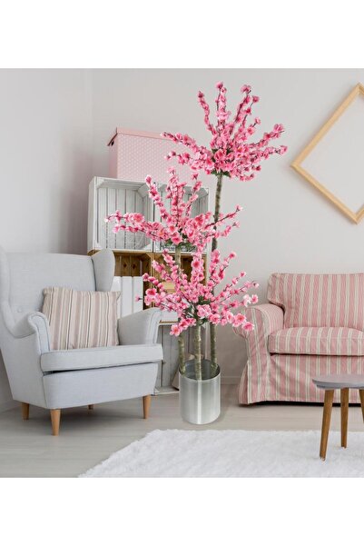 Nettenevime Yapay Ağaç 3 Katlı Japon Kiraz Çiçeği Bahardalı Ağacı Sakura Çiçeği Pembe 180cm