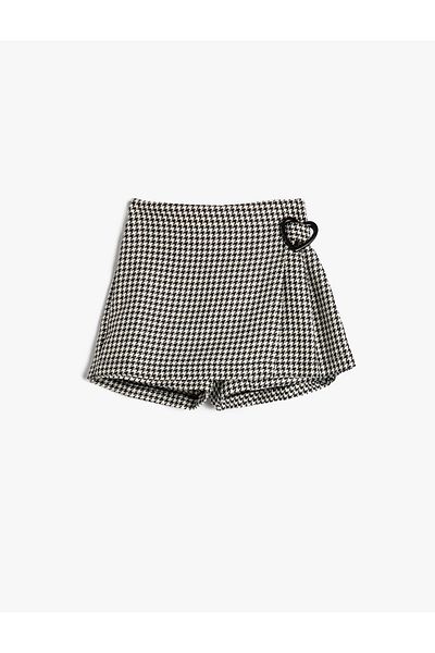 Koton Krátká sukně se vzorem Houndstooth