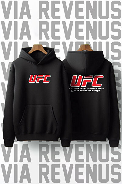 Vordevia UFC Ultimate Fighting Championship - Φούτερ με κουκούλα με στάμπα μπ...