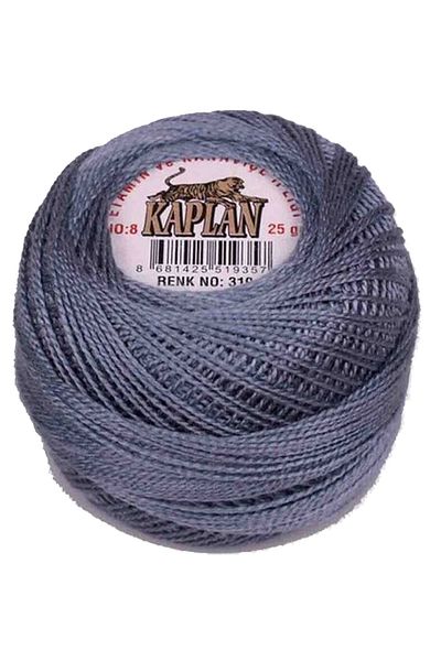 Simisso Tiger etamine and cross stitch thread no. 8 code/color: 319 - royaleks