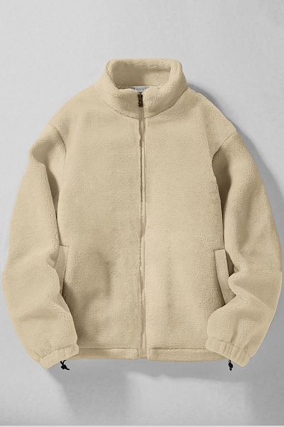 GHASSY CO. Ghassy Co. Ανδρικό φούτερ Alaska Regular βελούδινο Sherpa Winter Full Zip Fleece