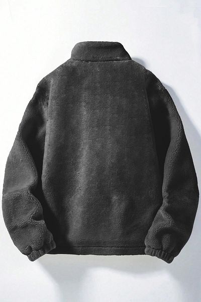 GHASSY CO. Ghassy Co. Ανδρικό φούτερ Alaska Regular βελούδινο Sherpa Winter Full Zip Fleece