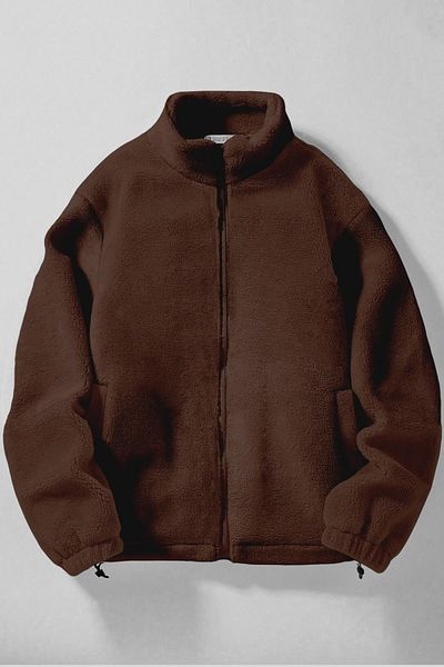 GHASSY CO. Ghassy Co. Ανδρικό φούτερ Alaska Regular βελούδινο Sherpa Winter Full Zip Fleece