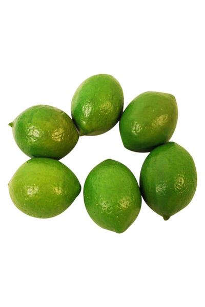 Nettenevime Yapay Limon Yeşil Limon Dekoratif Sahte Yapay Meyve