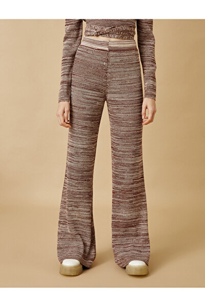 Koton Yüksek Bel Triko Pantolon