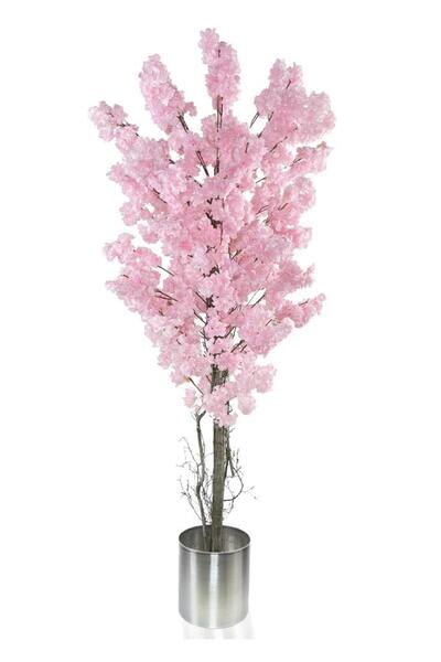 Nettenevime Yapay Ağaç Japon Kiraz Çiçeği Bahardalı Ağacı Sakura Çiçeği Pembe...
