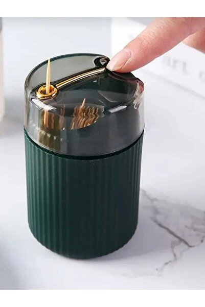 Elit 81 Marka Otomatik Kürdanlık Yeşil Renk Şık Ve Dekoratif