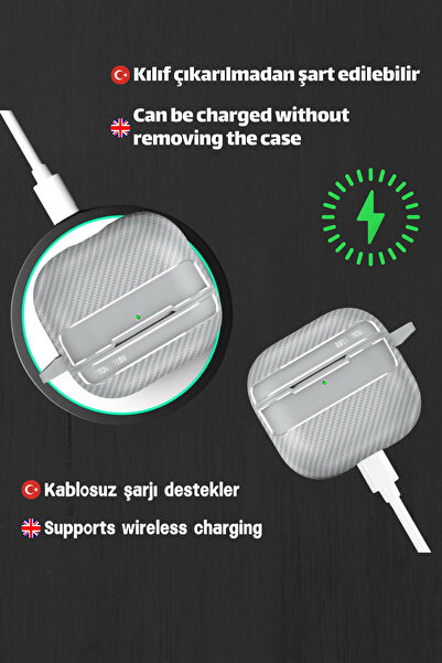 EWEC 4. Generation Compatible Carbon Fiber Hybrid Polymer Technology Premium Earphone Case