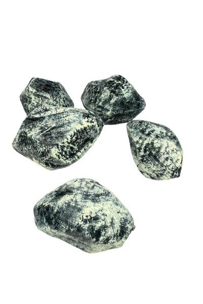 Nettenevime Yapay Taş Teraryum Ve Akvaryum Dekoru Siyah Gri