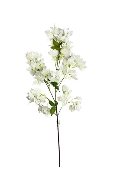 Nettenevime Yapay Çiçek Begonvil Çiçeği Beyaz Uzun Dallı Sarkan Çiçek 110cm