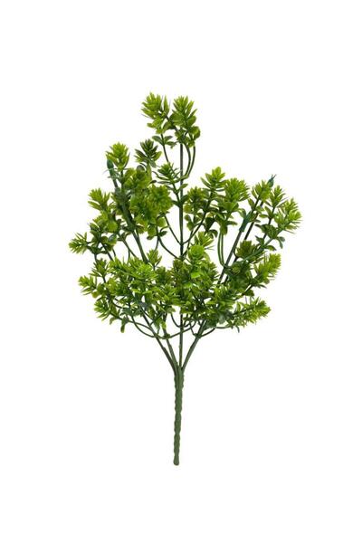 Nettenevime Yapay Çiçek Plastik Demet Yeşil Mini Lotus Demeti Garnitür Aradal Dekoratif Yapay Bitki