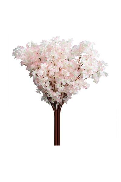 Nettenevime Yapay Çiçek Bahar Dalı Japon Kiraz Çiçeği 90 Cm Açık Pembe