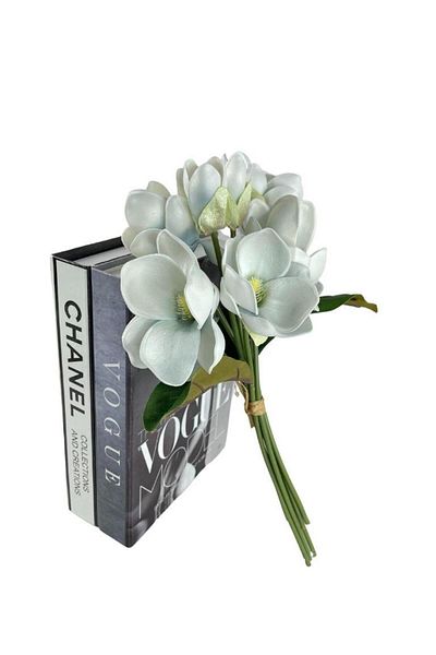 Nettenevime Τεχνητό Λουλούδι Magnolia Letex Eva Magnolia 33cm Πούδρα Ασθενές Μπλε