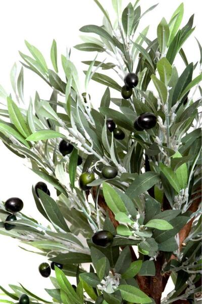 Nettenevime Yapay Zeytin Ağacı 120cm Tek Gövdeli Doğal Gerçek Görünümlü Yapay Ağaç