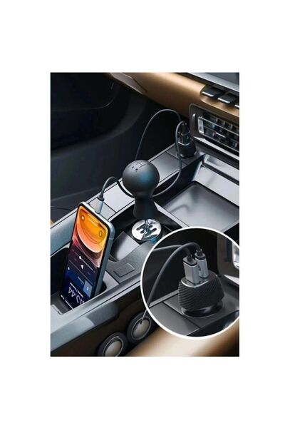 Smith 48w Type C Usb Hızlı Şarj Qualcomm Araç Şarj Şarz Kiti Araç Şarj Araç Içi Şarj Aleti Çakmaklık