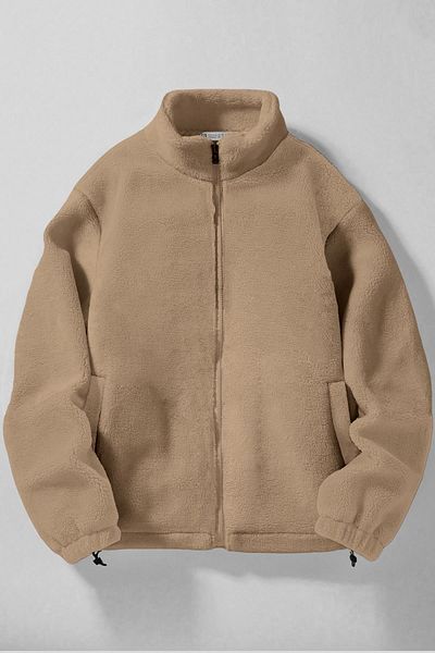 GHASSY CO. Ghassy Co. Ανδρικό φούτερ Alaska Regular βελούδινο Sherpa Winter Full Zip Fleece