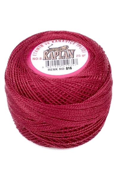 NEEF Tiger Etamine and Cross Stitch Thread 8 No Code/Colour: 816 - Royaleks