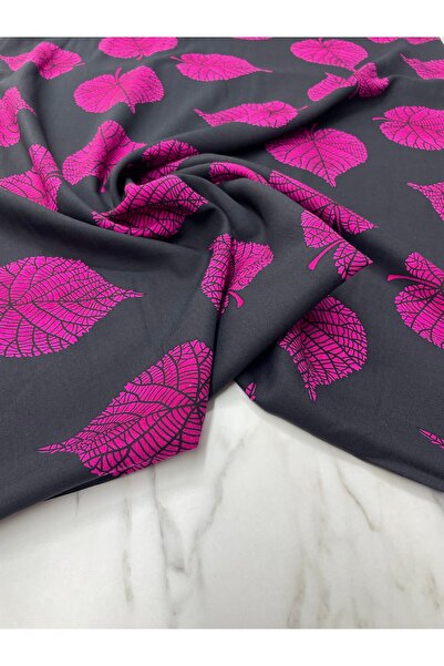 ipekkumaş قماش فيسكوز بنمط أوراق الشجر مصنوع من القطن بنسبة 100%، يباع بالقطع...