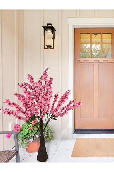 Nettenevime Yapay Ağaç Pembe Japon Kiraz Çiçeği Hazır Gövdeli Bahardalı Ağacı 100cm Sakura Çiçeği