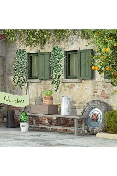 Nettenevime Yapay Sarmaşık 9 Dal Yeşil Beyaz Hedera Yapay Çiçek