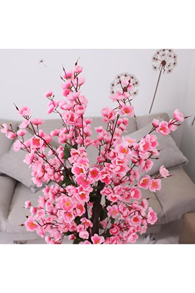 Nettenevime Yapay Ağaç Pembe Japon Kiraz Çiçeği Bahardalı Ağacı Sakura Çiçeği Çalılı 150cm