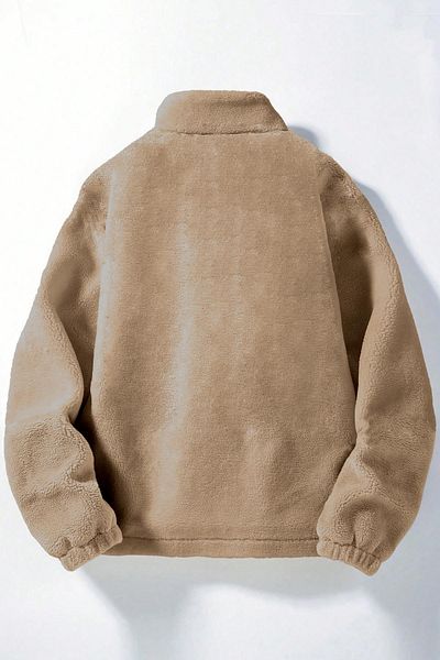 GHASSY CO. Ghassy Co. Ανδρικό φούτερ Alaska Regular βελούδινο Sherpa Winter Full Zip Fleece