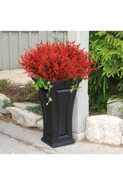 Nettenevime 6lı Set Yapay Çiçek Kırmızı Lavanta 7 Dallı Plastik Dekoratif Yapay Bitki