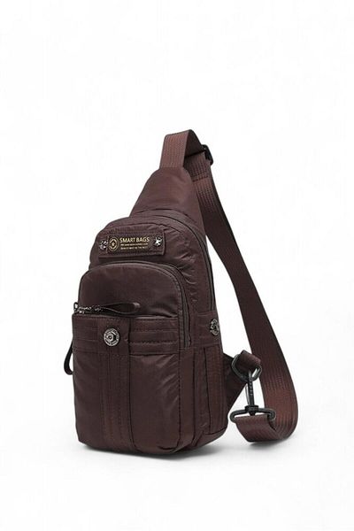SMART BAGS Тъмнокафява унисекс чанта през рамо Smb 8712