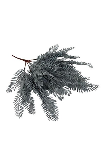 Nettenevime Yapay Çiçek Gümüş Fern Demet Garnitür Aradal Dekoratif Yapay Bitki