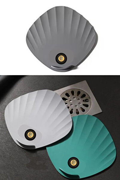 QNİAY Deniz Kabuğu Silikon Mat Kötü Koku Önleyici Banyo Mutfak Lavabo Balkon Gider Tıpası Kapağı Böcek