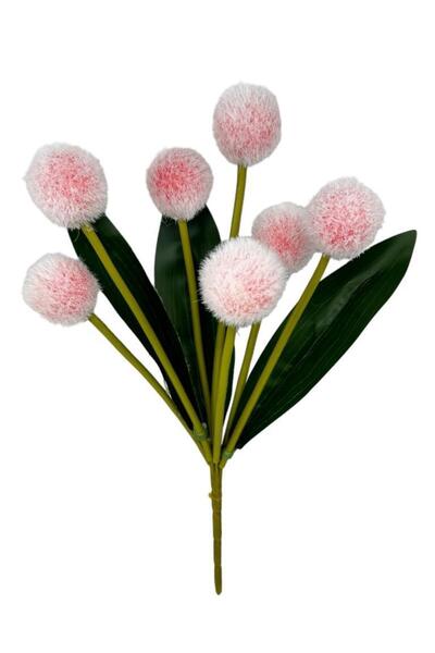 Nettenevime Yapay Çiçek Kırmızı Açık Pompon Çiçeği Dekoratif Yapay Çiçek 30*20cm