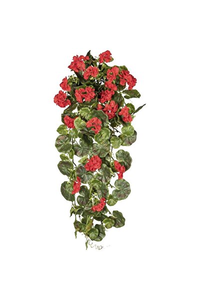 Nettenevime Yapay Çiçek Sarkan Sardunya 80cm 1. Kalite Kırmızı