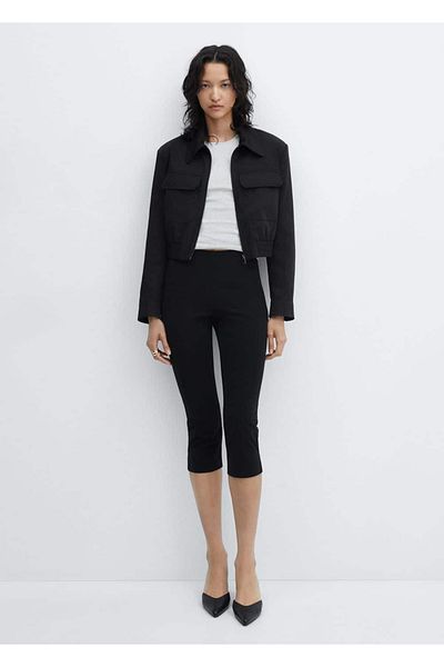 MANGO Woman Short Jacket with Pockets