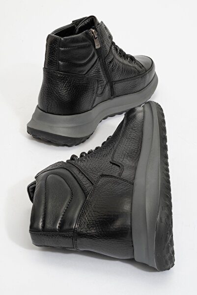 JAMES FRANCO Γνήσιο δέρμα Super Light Faylon Orthopedic Warm Lined Ανδρικές Μπότες 1528