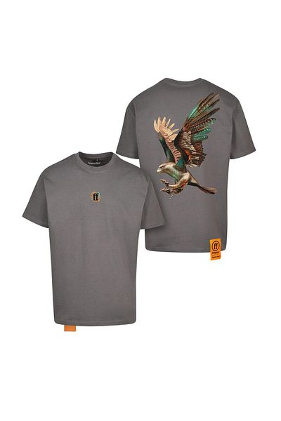 Forgotten Faces Übergroßes Falcon-T-Shirt