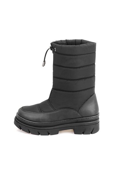 Desa Dolf Black Women's Zippered Puffer Boots