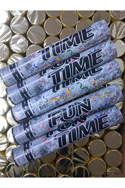 Parti Atölyesi 5 Adet Silver (Gümüş) Konfeti, Kına Gecesi, Parti, Düğün, Nika...