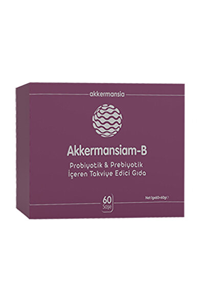 Akkermansiam-B Akkermansia Muciniphila içeren Takviye Edici Gıda 60 Saşe