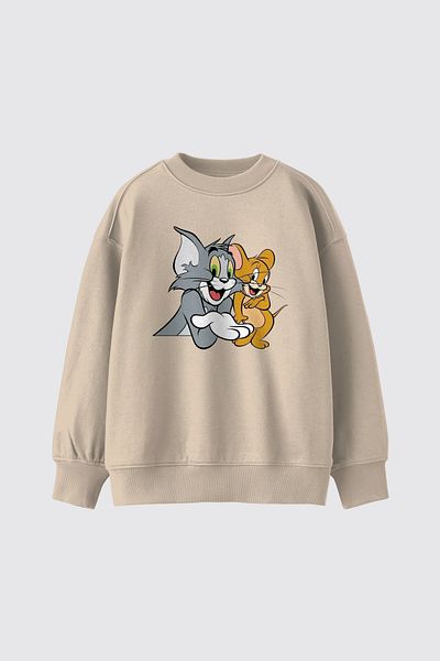 c.c.l. coccolin kids baby clup Παιδικό φούτερ με στάμπα TomJery Oversize
